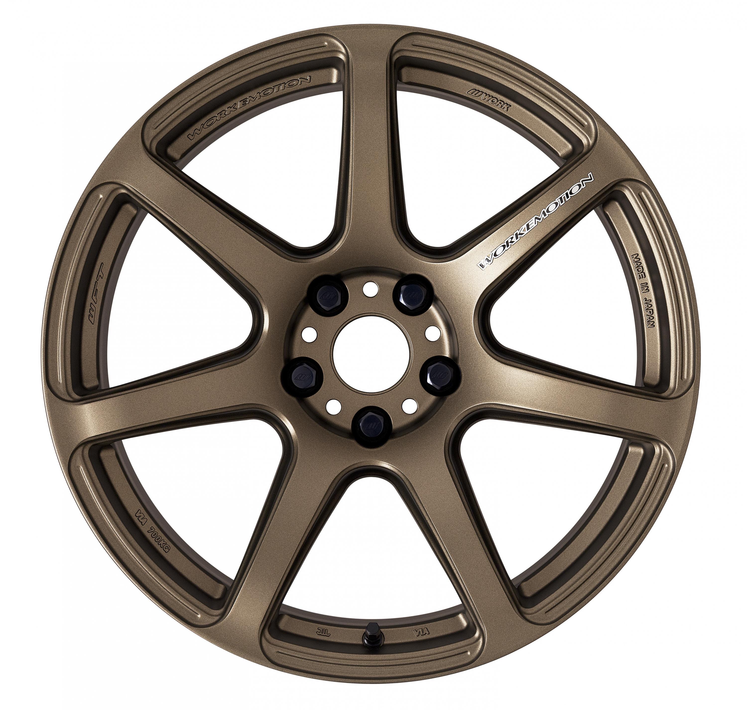 Work Wheels Emotion T7R Matte Bronze (Deep Concave) 18x9.5 +38 5x100 (Sold As Pair) - 2013-2024 Subaru BRZ / Scion FR-S / Toyota GR86 / 2014-2018 Subaru Forester